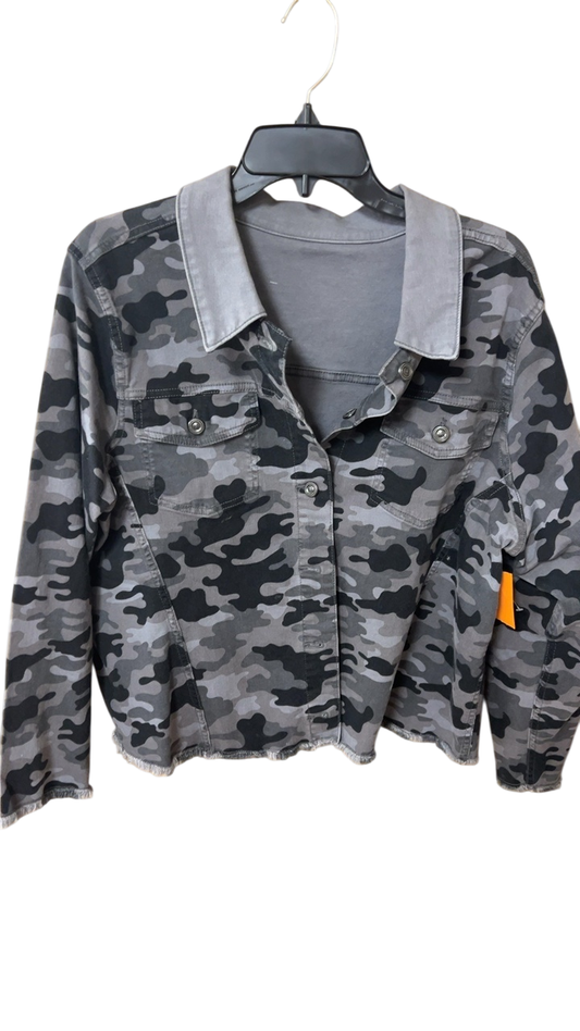 Unknown Jacket XL Gray camouflage pattern