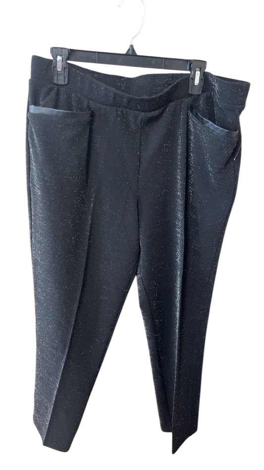 Sparkly  Pants XL Black