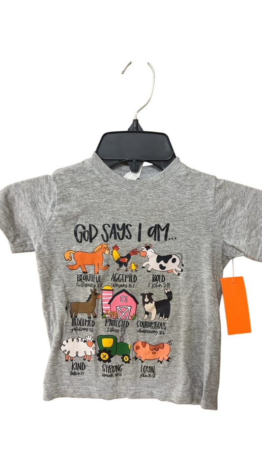 Unbranded T-Shirt YOUTH 3 Grey