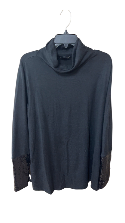 Turtleneck Sweater 2X Black