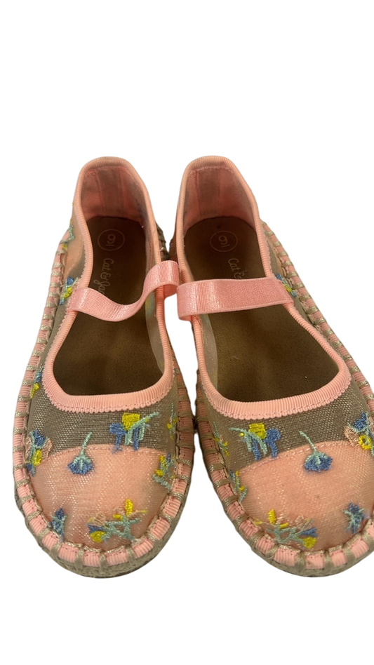 Cat & Jack Shoes YOUTH 9 Pink