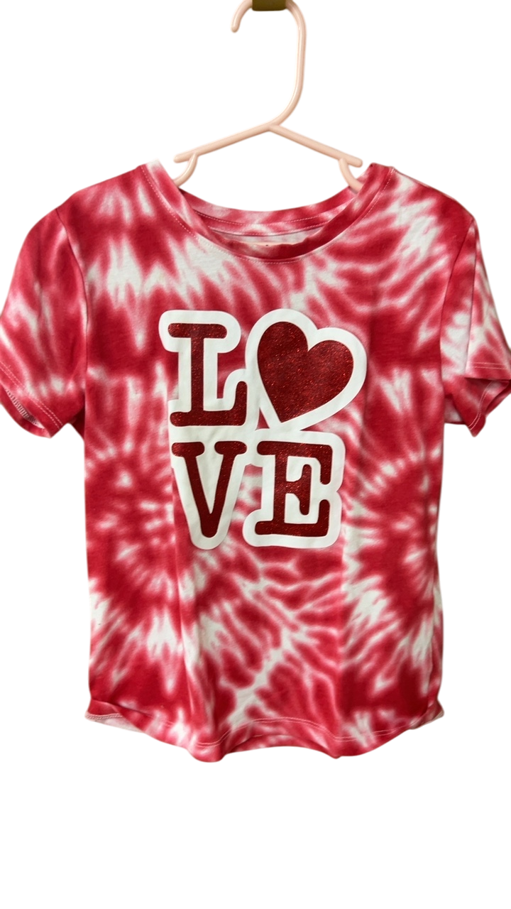 T-Shirt YOUTH 7-8 Red and White