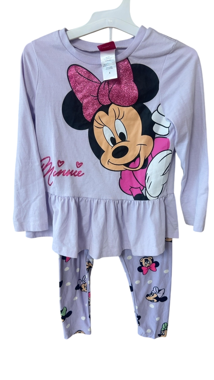 Disney Pajama Set YOUTH 4 Light purple