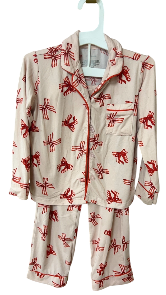 Pajama Set YOUTH 4 Pink and Red