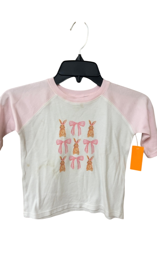Unknown T-Shirt YOUTH 3t White and Pink