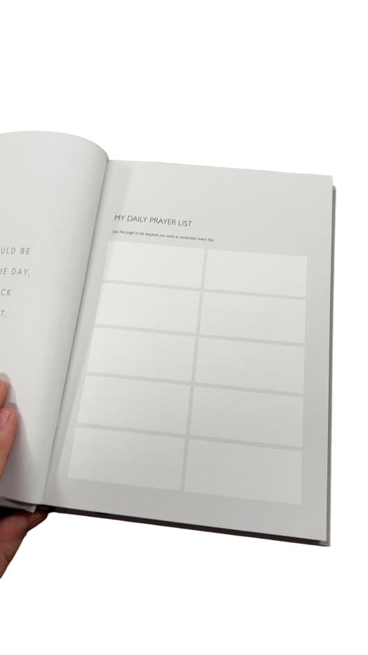 Prayer Notebook White