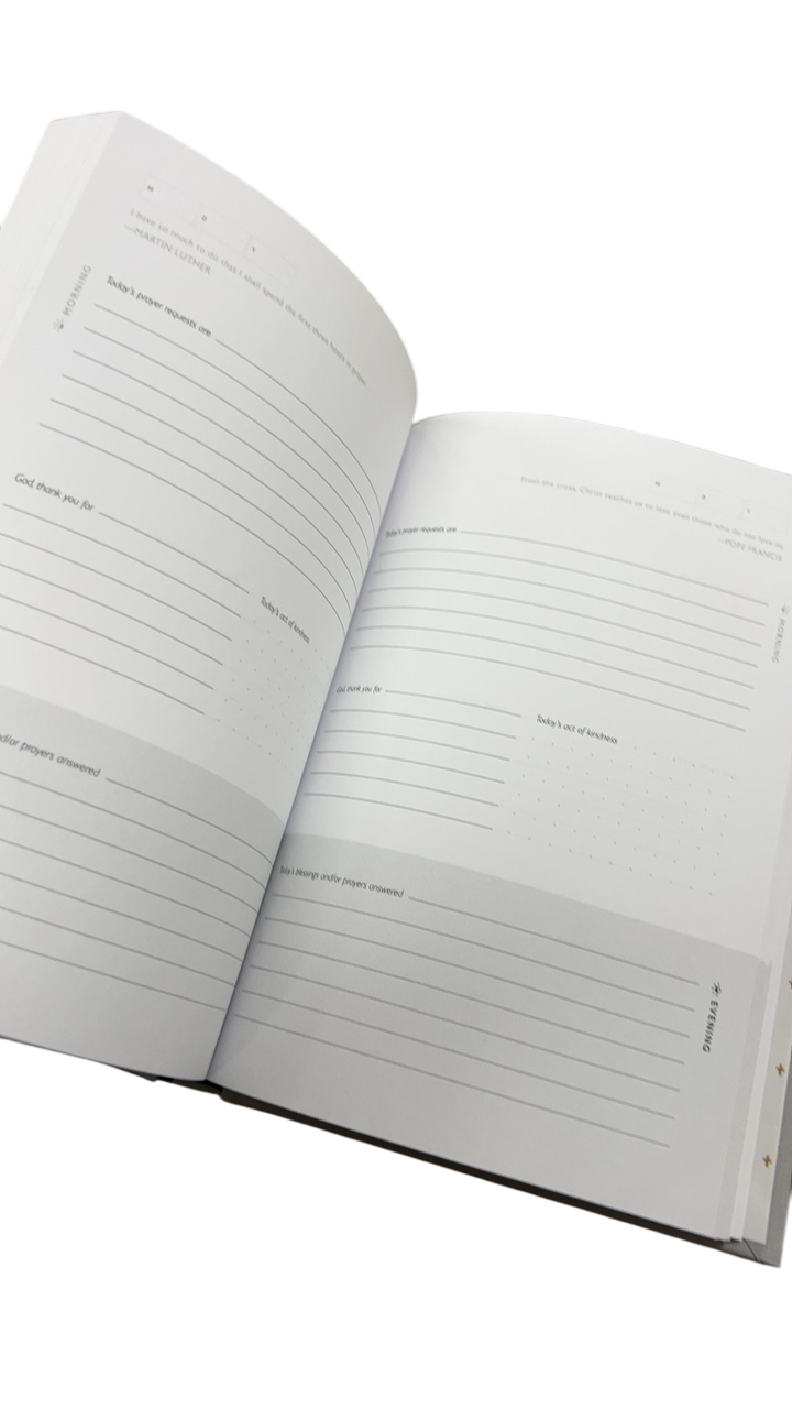 Prayer Notebook White