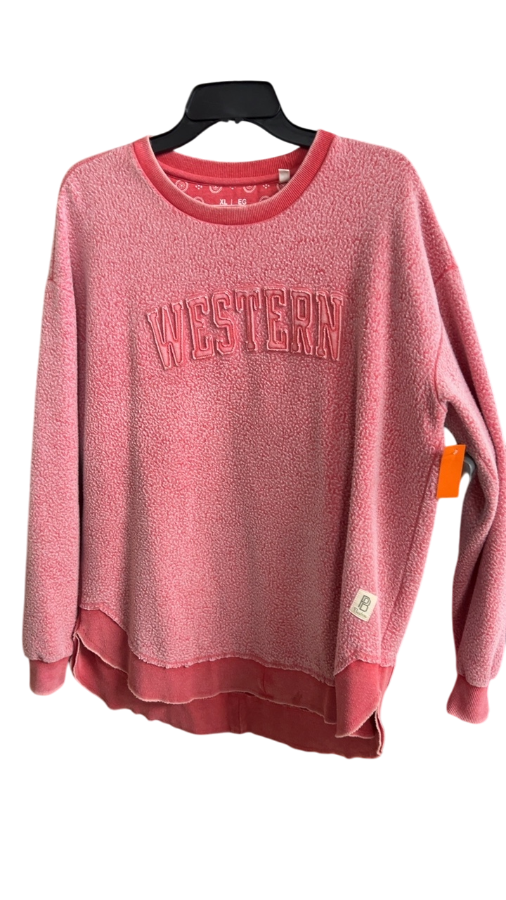 Western Sweatshirt XL Pink