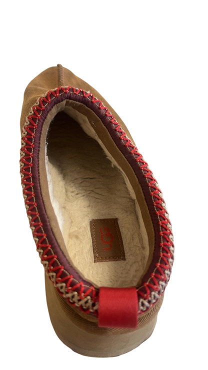 UGG Slippers Platform WOMENS 9 Brown and Red