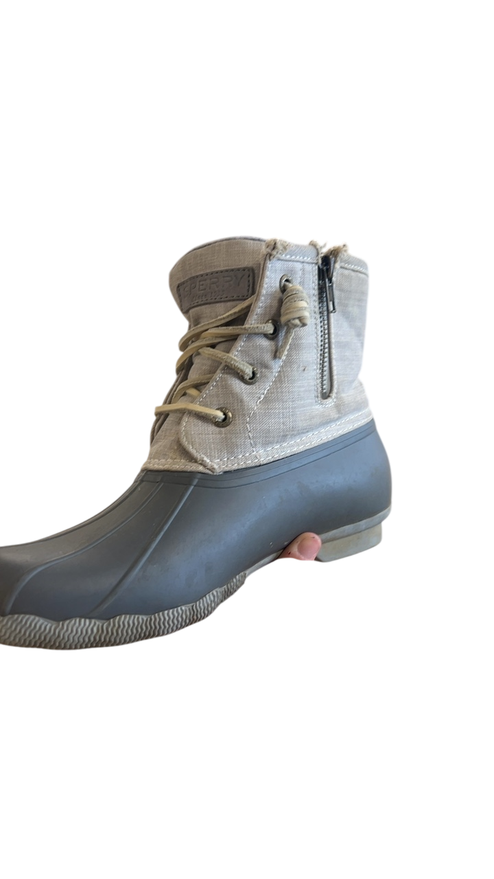 Sperry Boots Women’s 7.5 Beige and Gray
