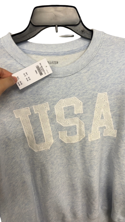 Hollister Sweatshirt Small Light Gray USA