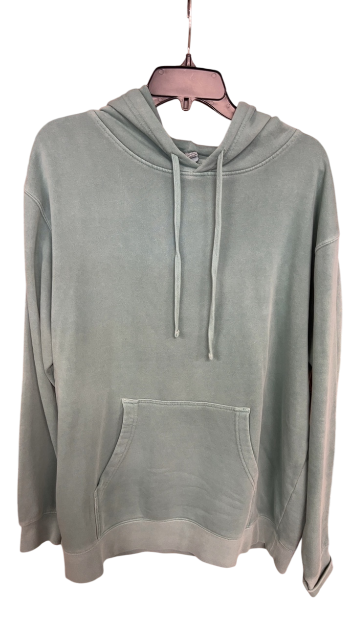 Hoodie Large Light Green