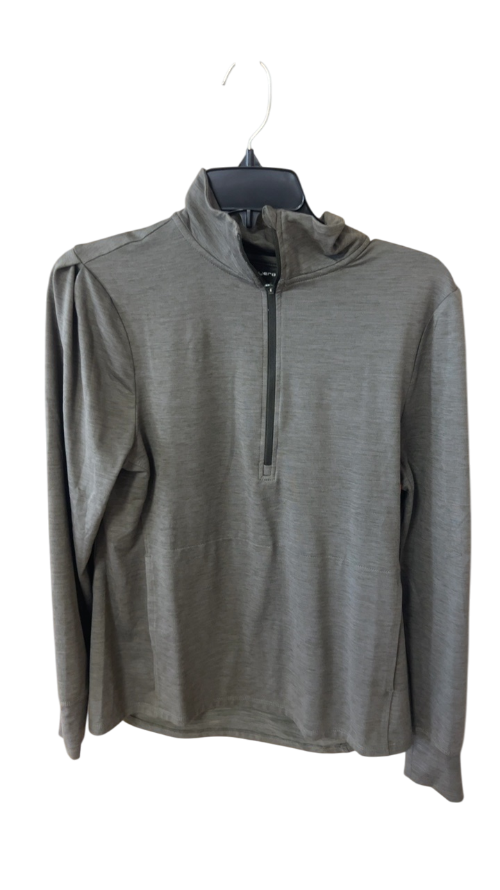 Quarter Zip Medium Gray