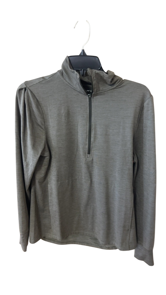 Quarter Zip Medium Gray