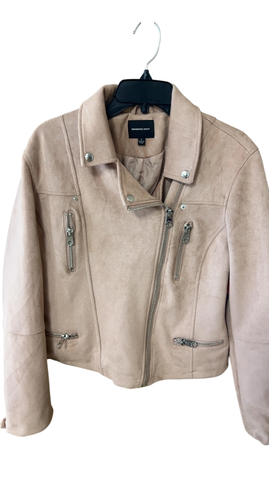 MEMBERS ONLY Jacket Large Pink Beige