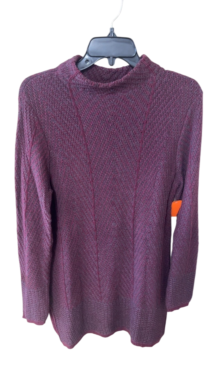 Turtleneck Tunic/Dress Medium Burgundy