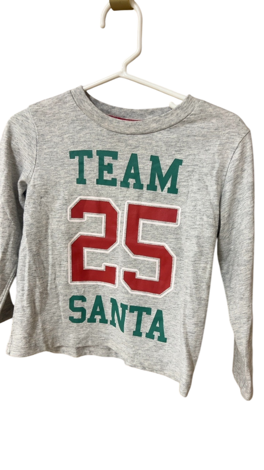 Shirt YOUTH 24M Gray with red and green accents