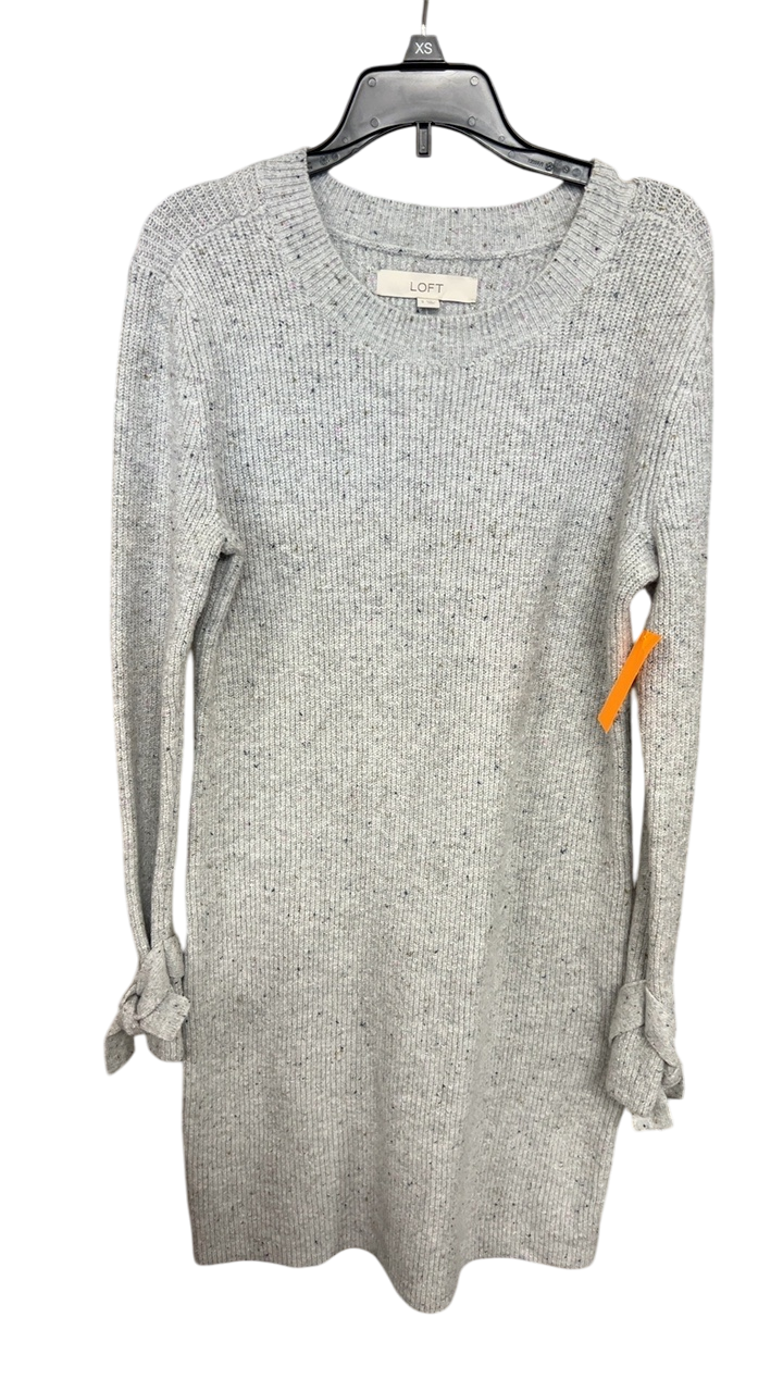 LOFT Sweater Dress Small Gray
