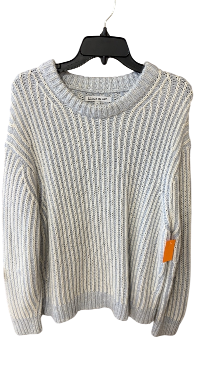 Elizabeth and James Sweater XXL White and blue