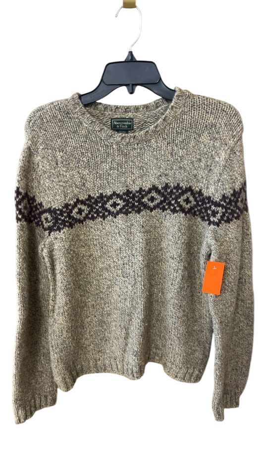 Abercrombie & Fitch Sweater Large Beige
