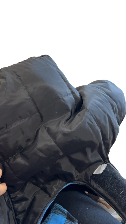 Jacket Dog Large Blue and Black