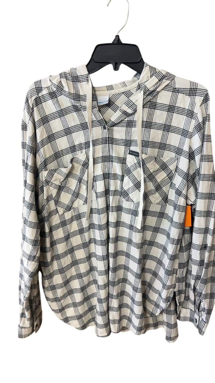 Columbia Shirt XXL Beige and Black