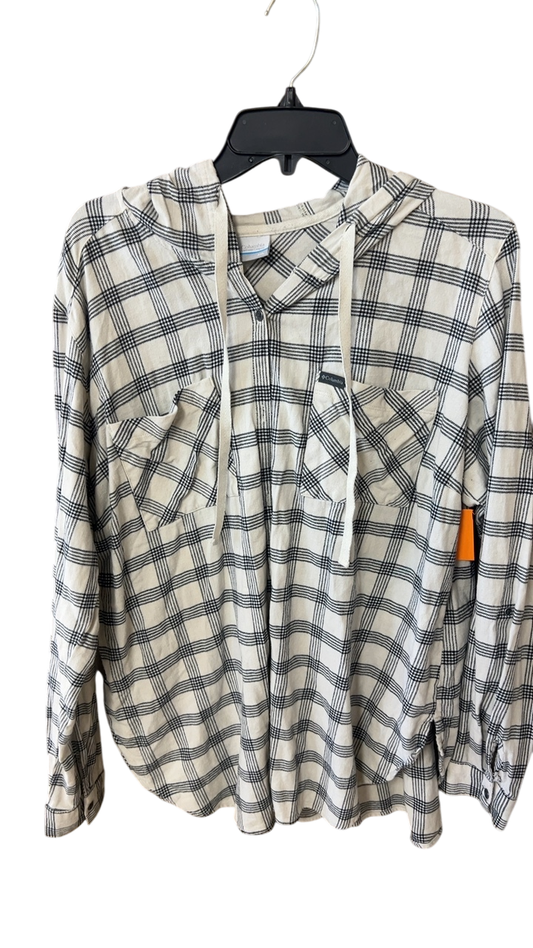 Columbia Shirt XXL Beige and Black