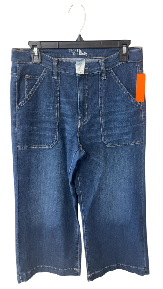 Time & Tru Pants 8 Blue
