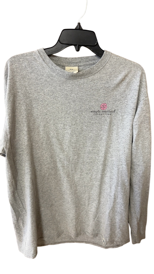 Simply Southern Long sleeve Large Gray