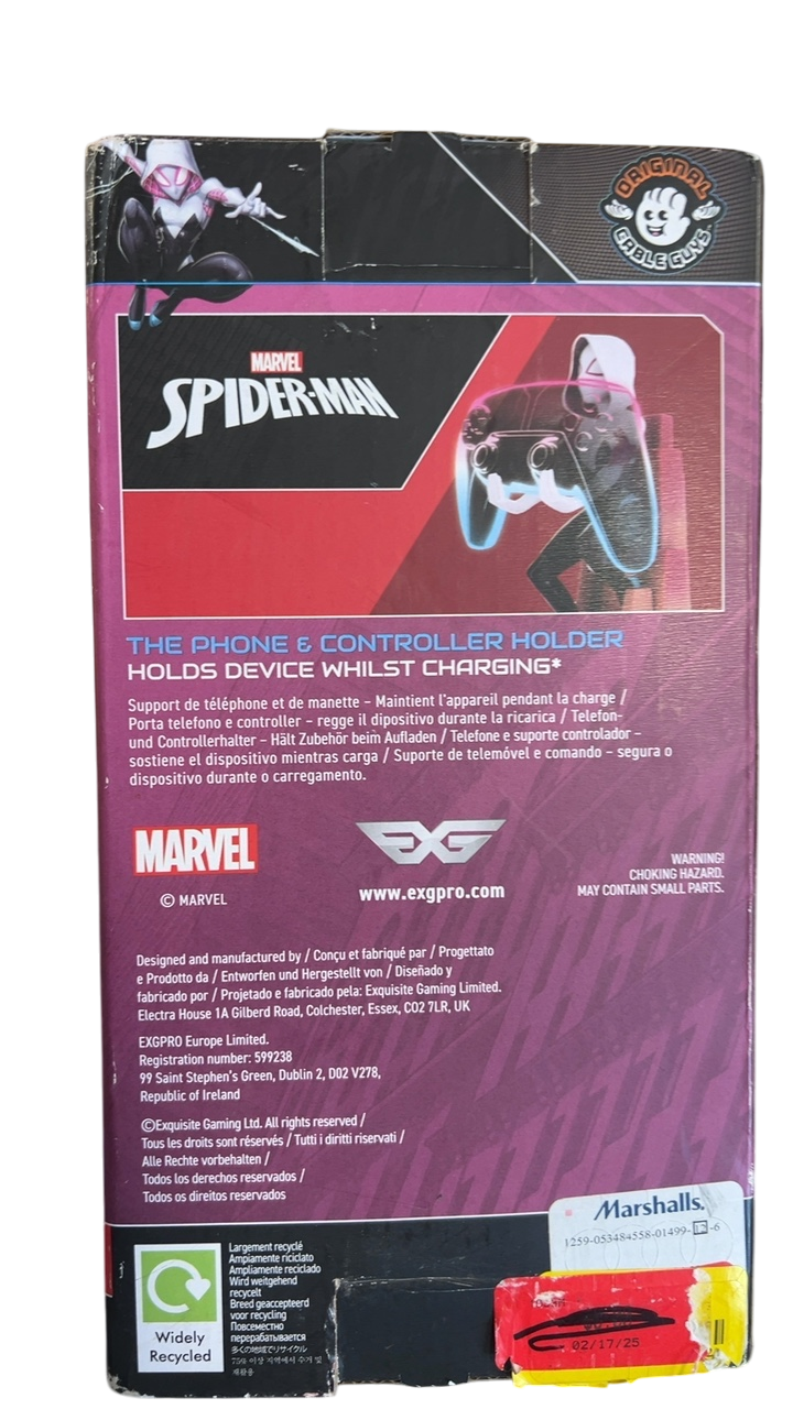 Marvel Figurine Black, White, Red