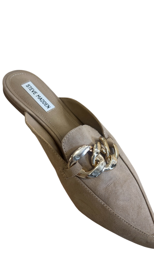 Steve Madden Slippers 9.5 Beige