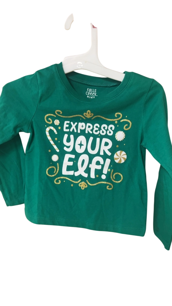Falls Creek Kids Sweater YOUTH 2t Green