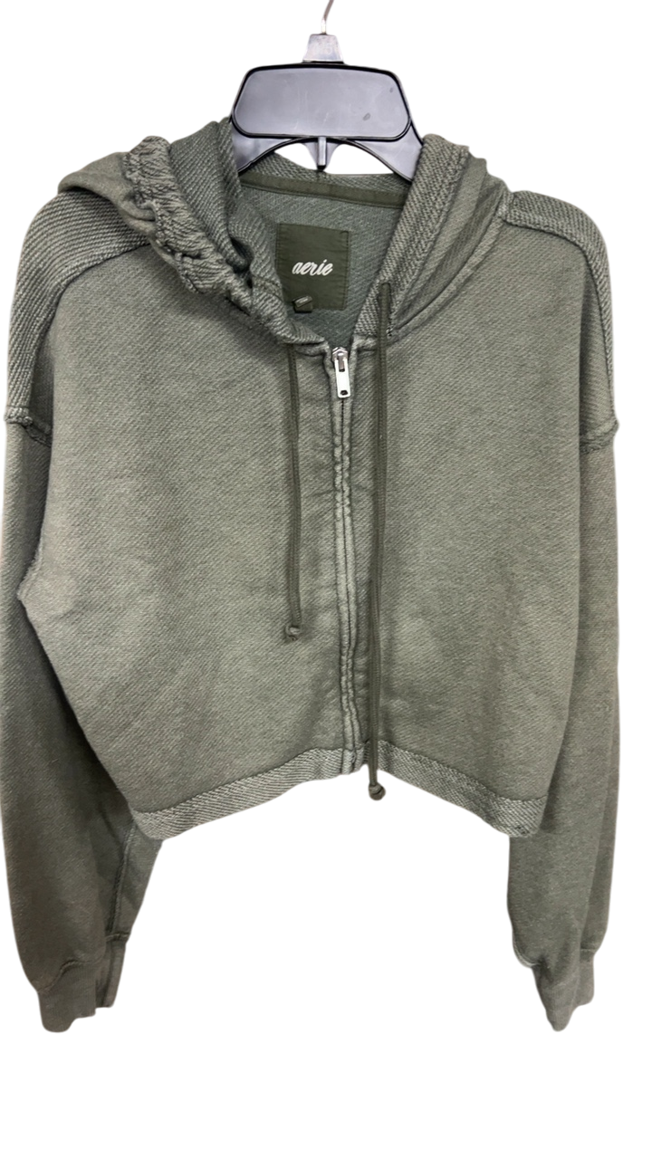 aerie Hoodie XS Olive Green
