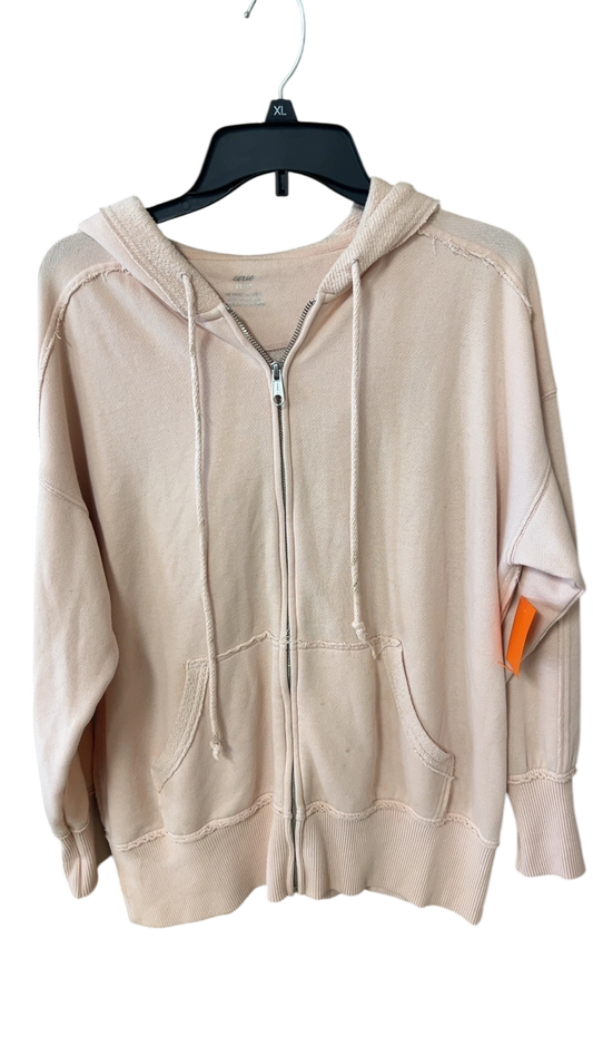 Aerie Zipup Hoodie XS Beige