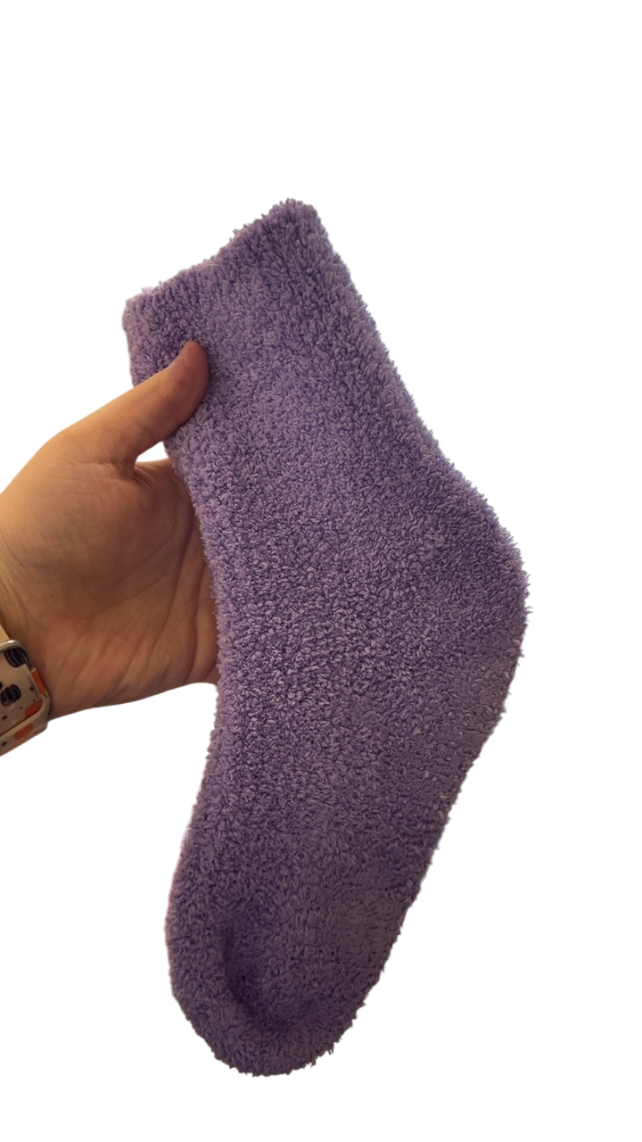 Fuzzy socks Lavender
