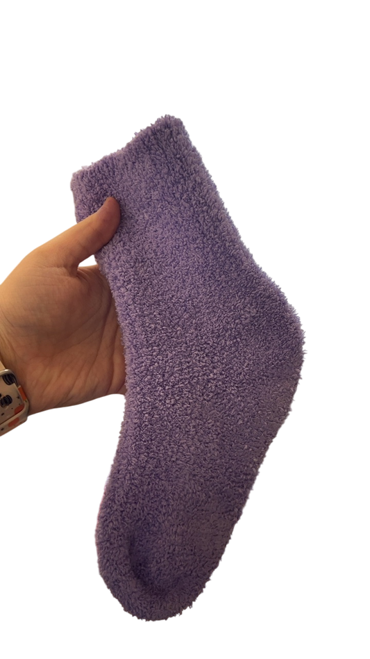 Fuzzy socks Lavender