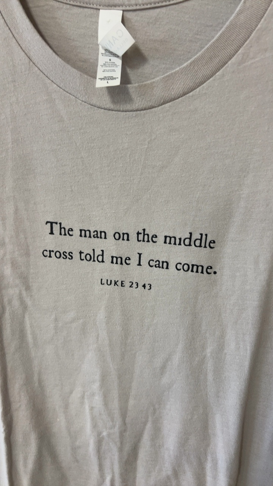 Bible T-Shirt Large Beige