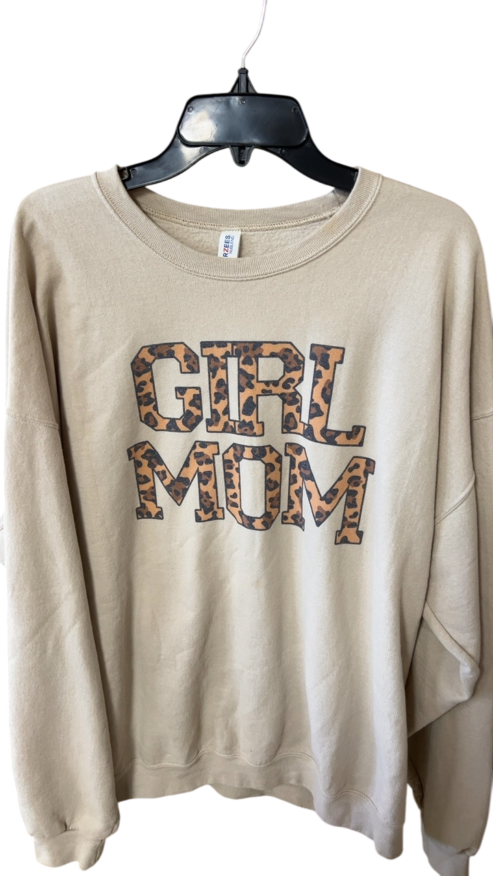 Mom Sweatshirt 2XL Beige