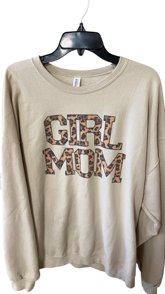 Mom Sweatshirt 2XL Beige