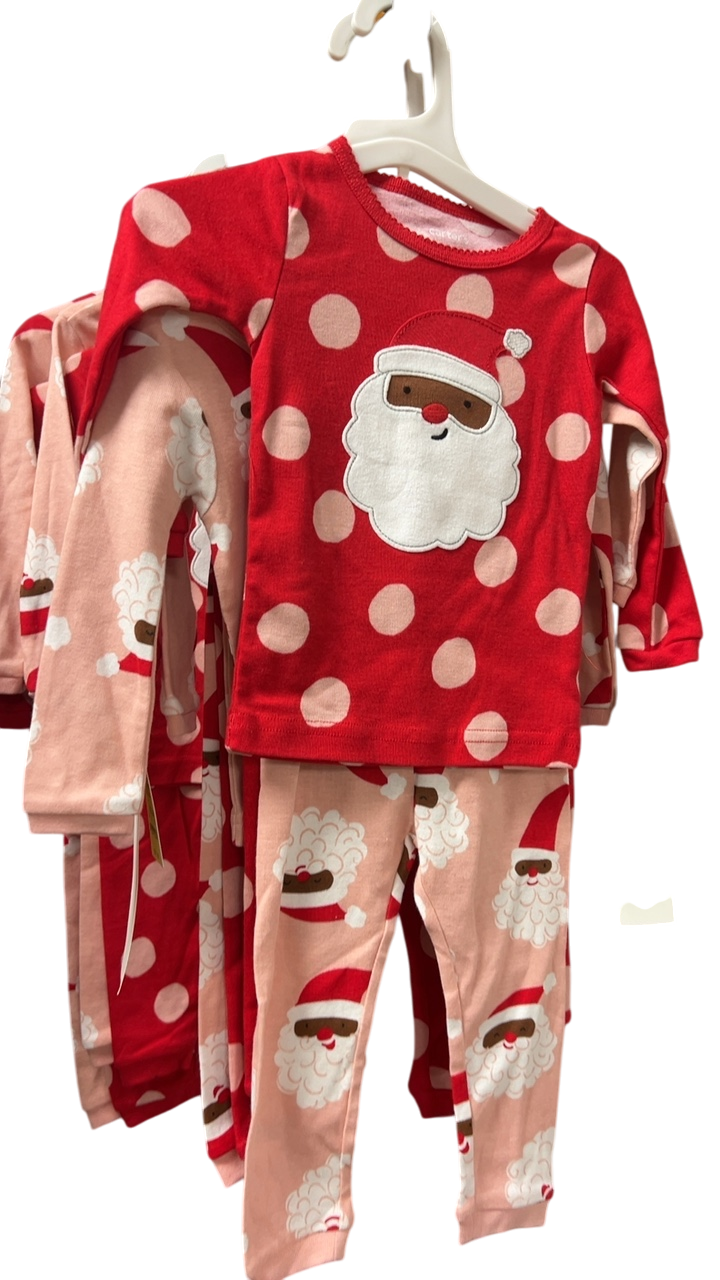 Carter's Pajama Set Red and Light Pink