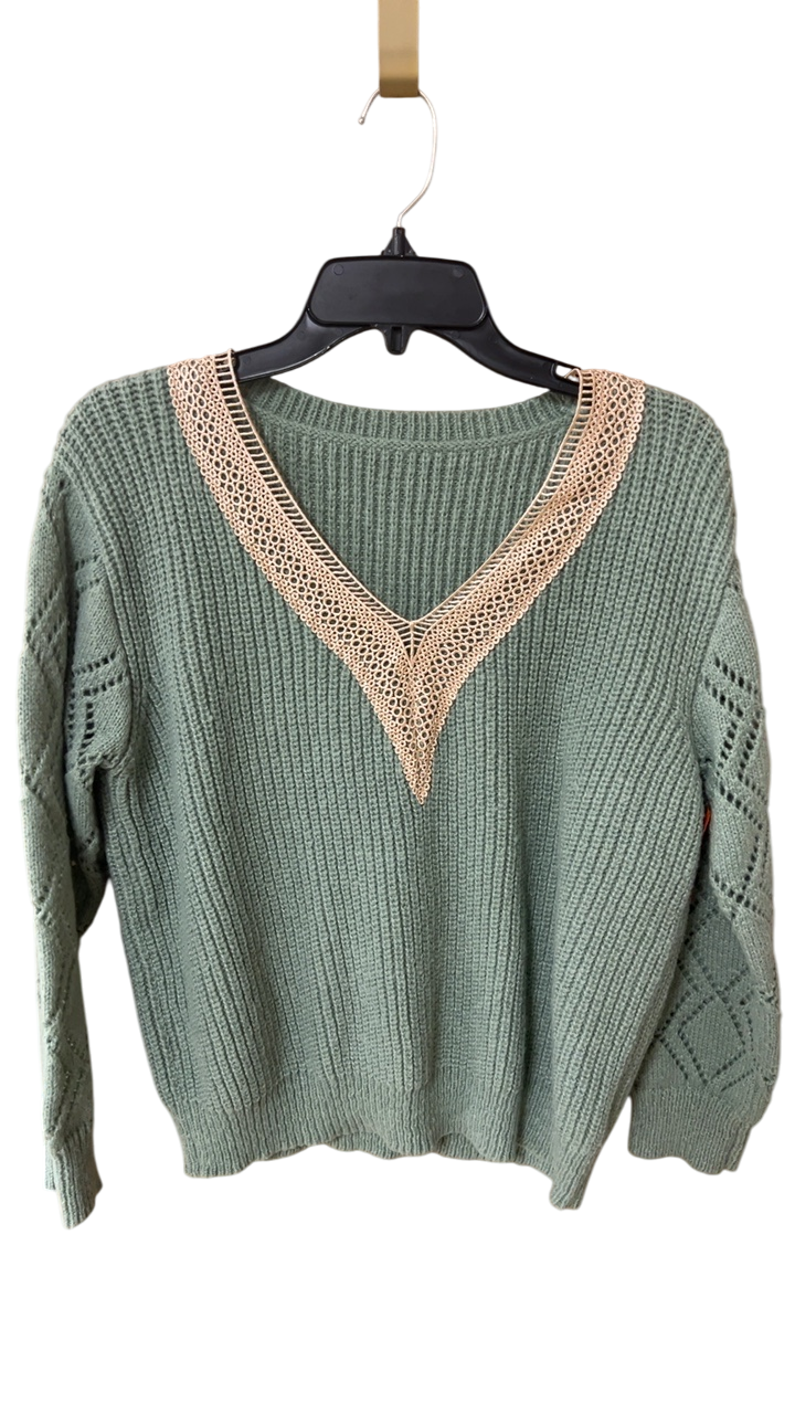 SHEIN Sweater Large Light green