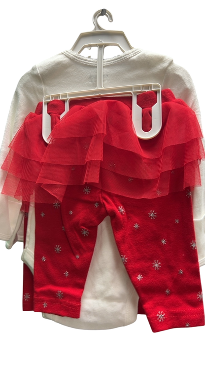 Carter's Body Suit 3m White and Red