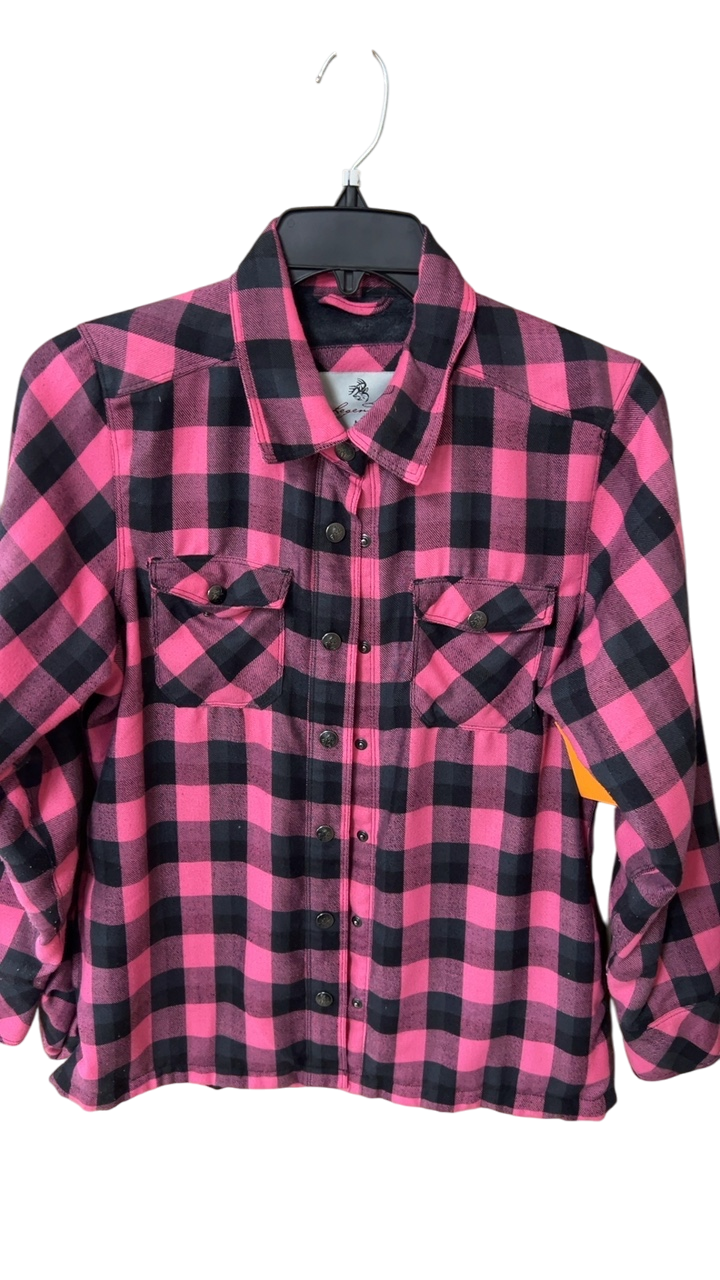 Shirt Medium Pink and Black