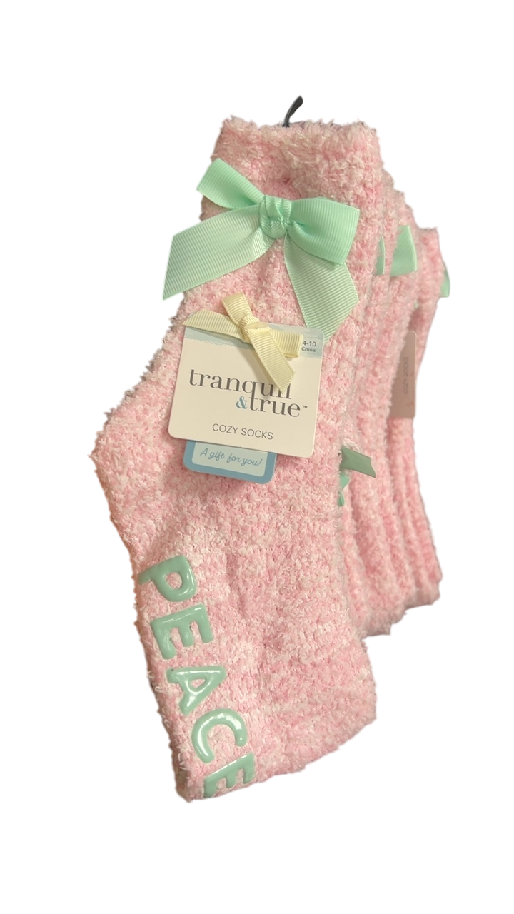 Fuzzy Socks Pink