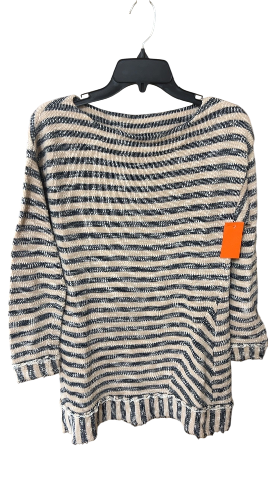 Sweater Large Beige and navy blue