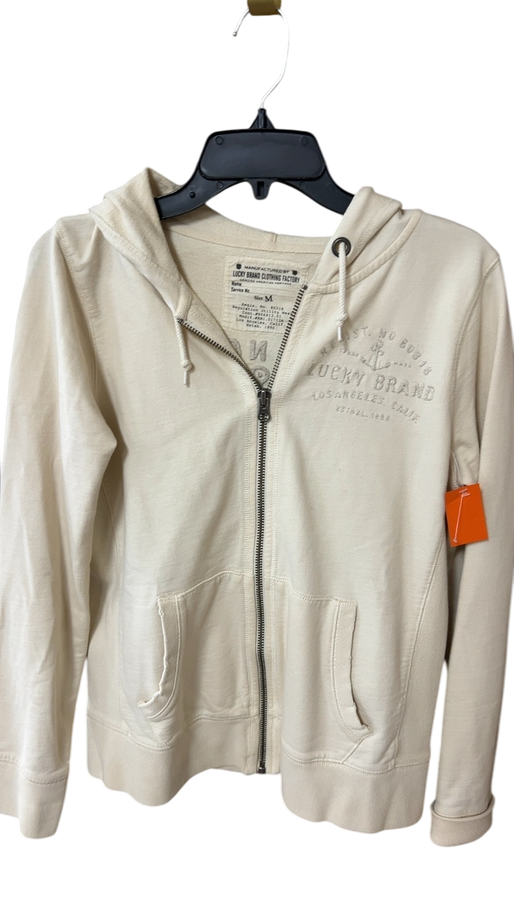 Lucky Brand Hoodie Medium Beige