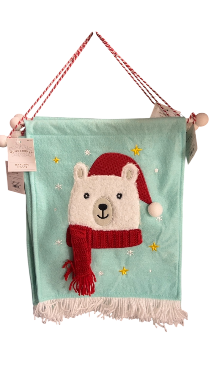 Wondershop Wall Hanging Decor Mint Green, Red, White, Yellow, Black