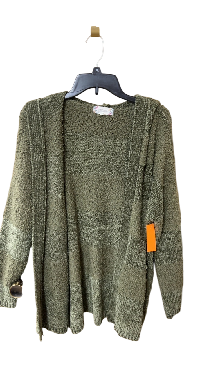 Pink Knox Cardigan XL Olive green
