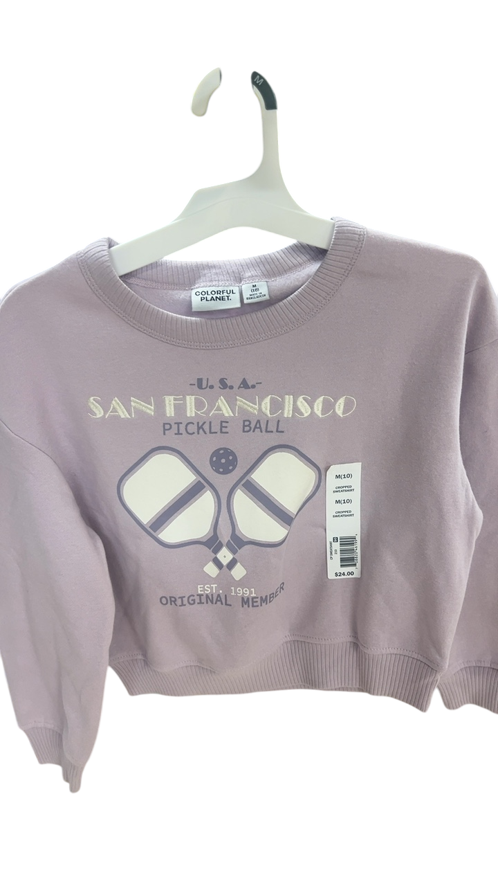 YOUTH Colorful Planet Sweatshirt Lavender