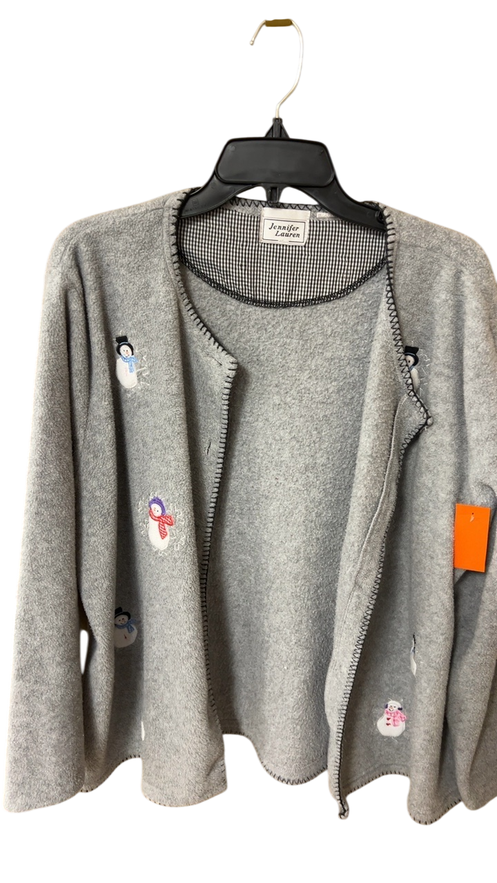 Jennifer Lauren Sweater Large Gray